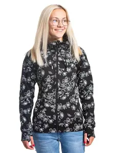 Meatfly dámská technická mikina Alisha Blossom Black | Černá | Velikost S