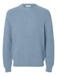 SELECTED Sveter  svetlomodrá