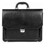 Pánska aktovka REAbags 7253TR - čierna/nikel