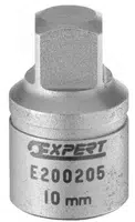Zástrčné čtyřhranné vypouštěcí hlavice 3/8" 10 mm - Tona Expert E200205 Velikost: 10,5 mm