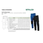 Kalhoty pracovní STINGER, khaki, 4XL, STALCO