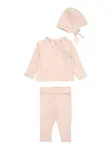 Lindex Set  pastelovo zelená / ružová / rosé / biela
