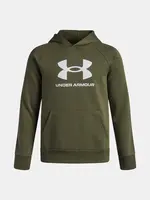Chlapecká mikina Under Armour UA Rival Fleece BL Hoodie-GRN - Kluci