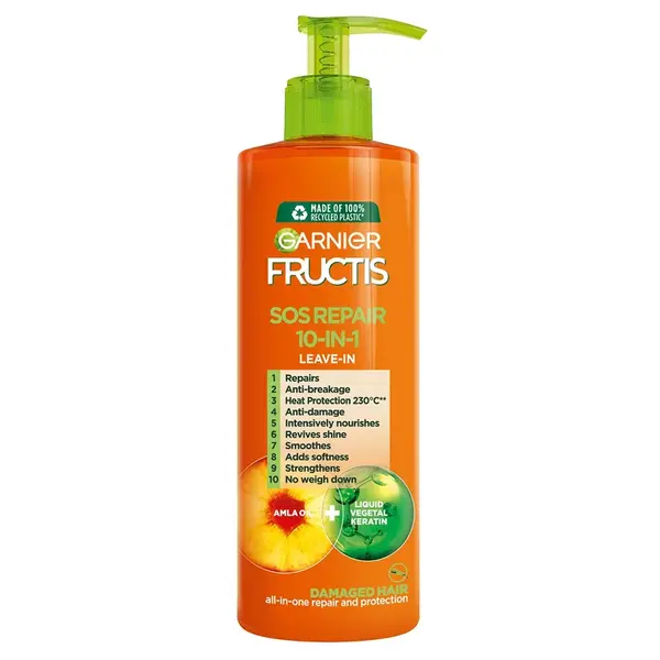 Garnier Krém na vlasy bez oplachovania SOS Repair (All-In-One Leave-In) 400 ml