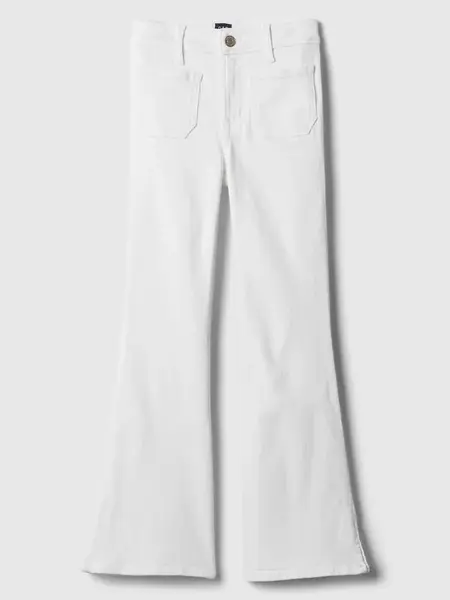 GAP Dětské džíny 70s Flare high rise - Holky