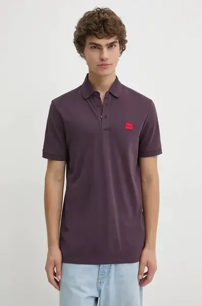 HUGO Bavlněné polo tričko HUGO