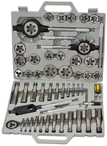 Genborx 52-dílná sada metrických závitníků a závitových oček