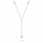 Brilio Silver Elegantní stříbrný náhrdelník pro ženy NCL179W