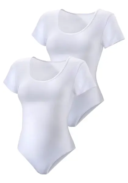 VIVANCE Košeľové body  biela