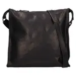 Dámska kožená kabelka Justified Bares - čierna