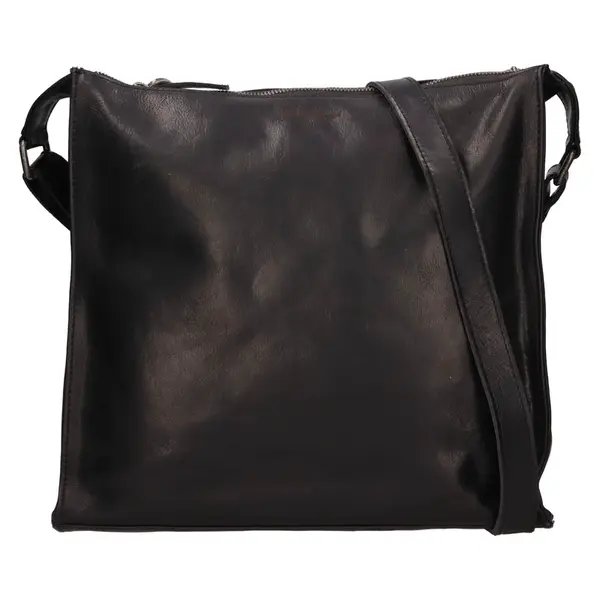 Dámska kožená kabelka Justified Bares - čierna