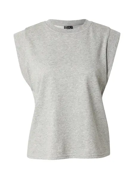 PIECES Top 'PCCHILLI '  svetlosivá