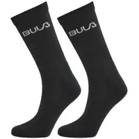 Bula 2PK WOOL SOCK Pánské ponožky, černá, velikost 42-45
