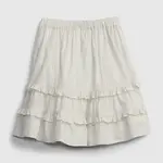 GAP Detská sukňa stripe skirt Biela