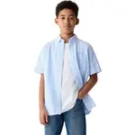 GAP SEERSUCKER Detská košeľa, svetlomodrá, veľkosť