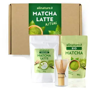 Allnature Matcha Latte Ritual dárková sada matcha