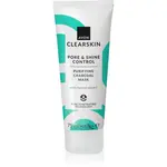 Avon Clearskin Pore & Shine Control čisticí maska s aktivním uhlím 75 ml