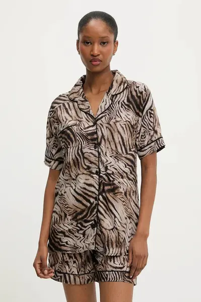 Pyžamo Answear.LAB dámské, hnědá barva