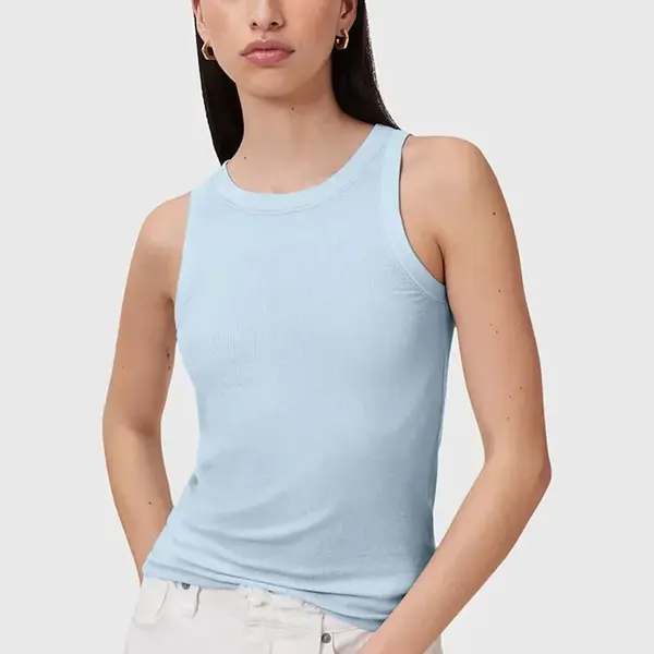 Top AllSaints RINA dámský, modrá barva, W211JB