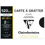 Vyškrabávací karton 520g 24x32cm 2ks