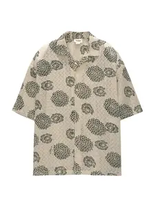 Pull&Bear Košeľa  tmelová / čierna