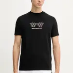 Tričko Karl Lagerfeld černá barva, s potiskem, 552235.755402