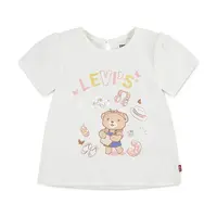 Kojenecké tričko Levi's LIV SS SMOCKED SLV TEE