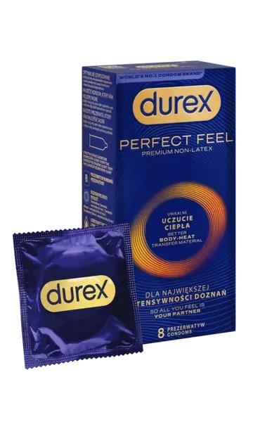 Durex Perfect Feel kondomy 8 ks