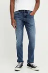 Džíny Tommy Jeans pánské, tmavomodrá barva, DM0DM21006