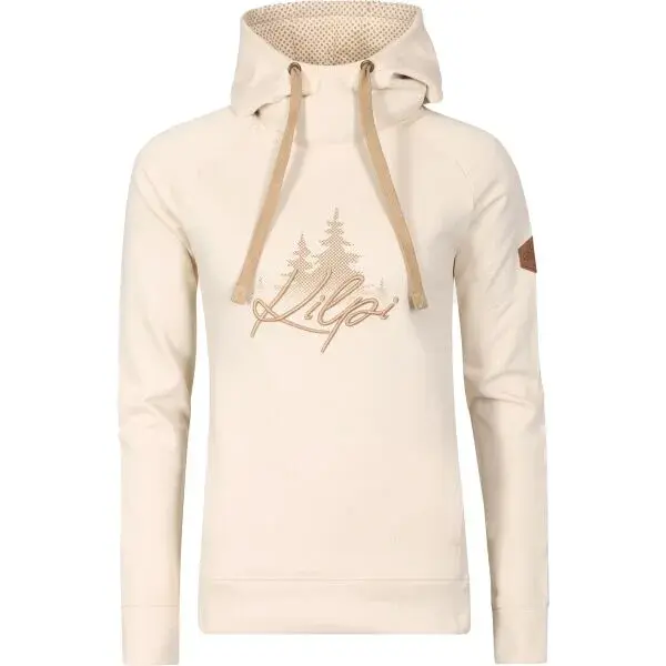 KILPI NEA Dámská bavlněné mikina, béžová, velikost