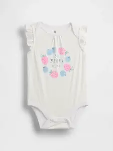 GAP Dětské bodysuit s potiskem