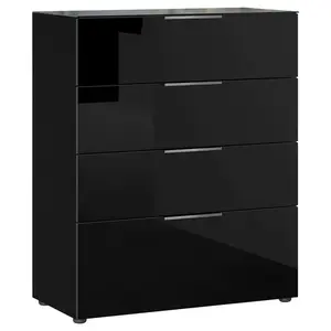 Premium Living KOMODA, černá, 83/102/42 cm