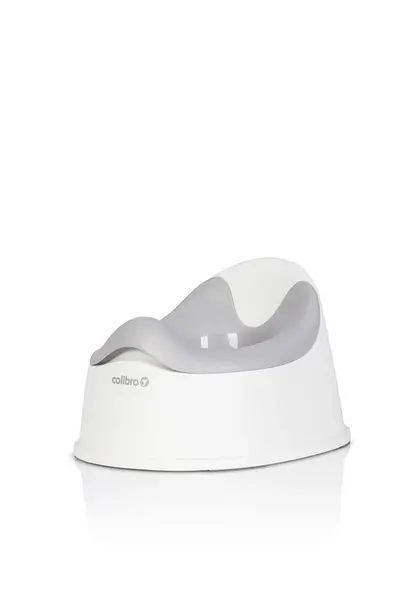 Detský nočník, ergonomický Solo cool – sivý, biely