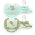 Philips Avent Ultrasoft Night SCF094/01 0-6m dudlík Neutral 2 ks