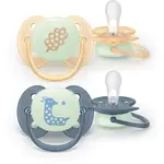 Philips Avent Ultrasoft Night SCF094/03 6-18m dudlík Neutral 2 ks