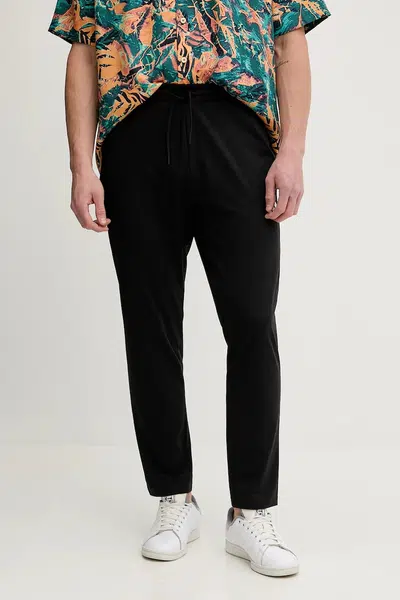 Tepláky adidas Essential pánské, černá barva, s aplikací, JF1105