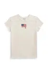 Tričko Polo Ralph Lauren bílá barva, 313971138001