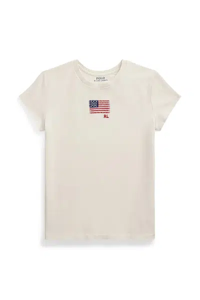 Tričko Polo Ralph Lauren bílá barva, 313971138001