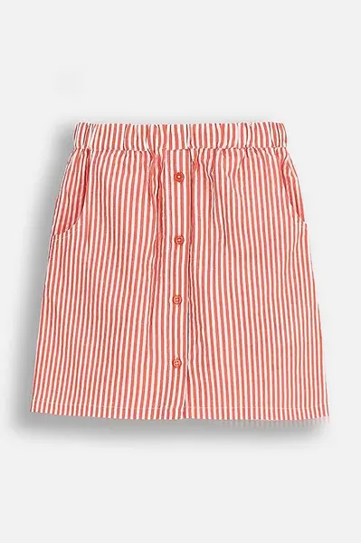 Bavlněná sukně Coccodrillo červená barva, mini, HOLIDAY SPLASH GIRL JUNIOR