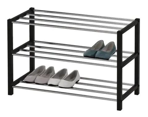 Kovový botník Sirius, čierny%