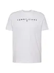 Tommy Jeans Tričko  čierna / biela