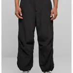 Nylon parachute pants black