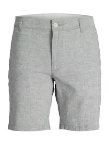 JACK & JONES Chino nohavice 'JPSTDave'  sivá melírovaná