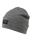 JACK & JONES Čiapky  sivá melírovaná / čierna / biela