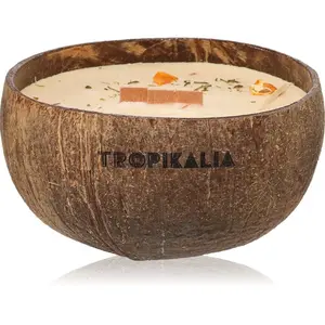 Tropicandle Sandalwood & Tangerine vonná sviečka s dreveným knotom 350 ml