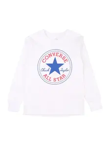 CONVERSE Tričko  modrá / červená / biela