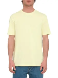 Volcom pánské tričko Stone Blanks Bsc Sst Aura Yellow | Žlutá | Velikost M | 100% bavlna