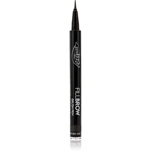 puroBIO Cosmetics Fillbrow fix na obočie odtieň 04 Soft Black 0.7 ml
