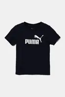 Dětské bavlněné tričko Puma ESS No. 1 Logo Tee tmavomodrá barva, s potiskem, 684930