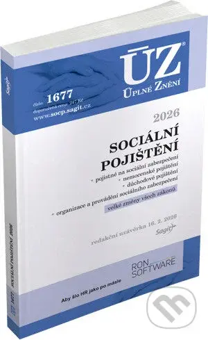 ÚZ 1677 Sociální pojištění - kniha z kategorie Pracovní právo